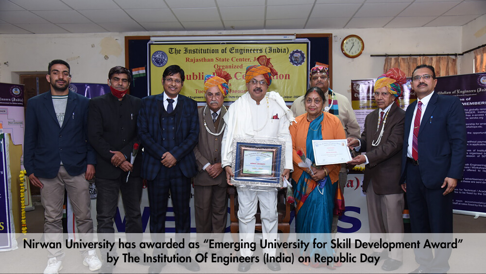 Award Function Nirwan University in Jaipur