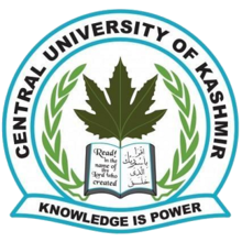 Central University of Kashmir logo