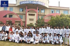 Group Photo  Sanskriti University in Mathura